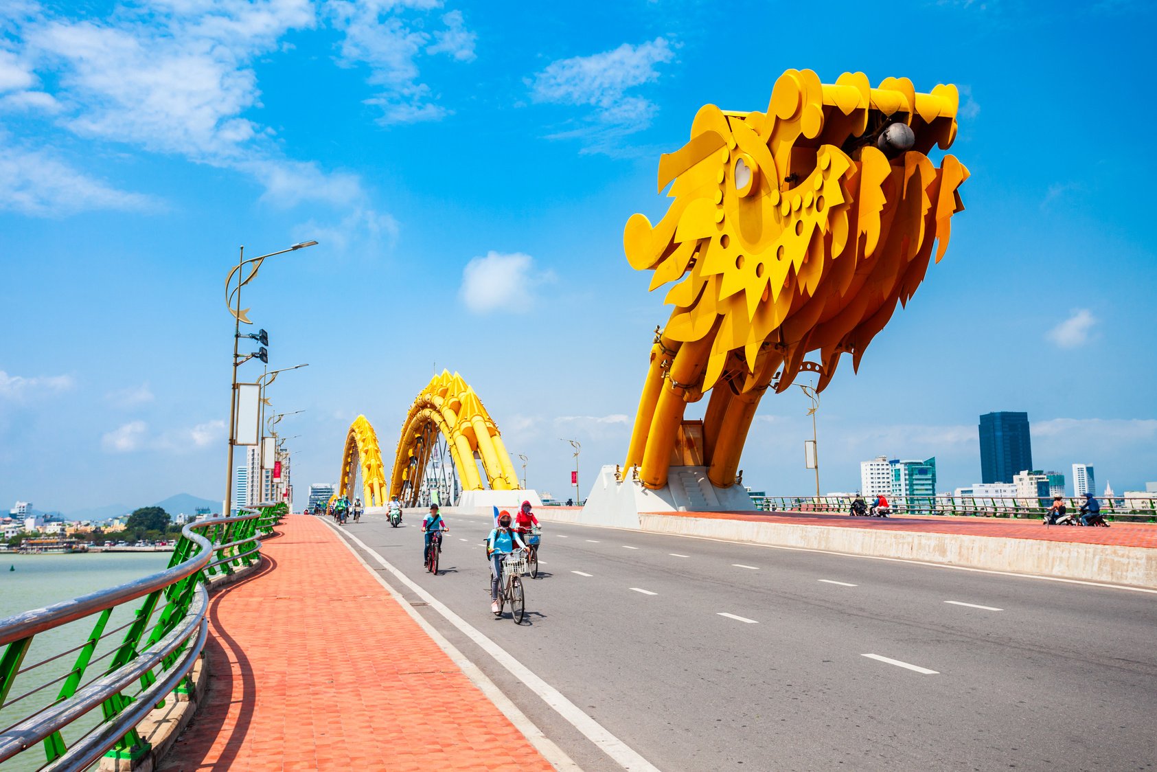 Danang Dragon Bridge in Vietnam